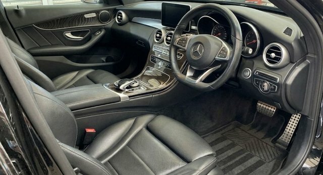 Mercedes-Benz C Class C220d Amg Line Saloon KX18EUO Black #3