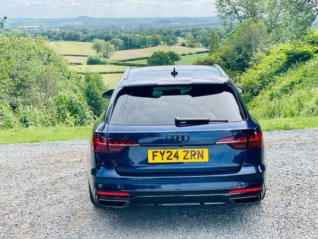 Audi A4 Avant Tfsi 40 Black Edition Blue #6