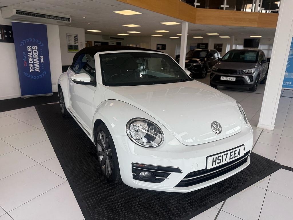 Volkswagen Beetle 1.2 Tsi Bluemotion Tech Design Cabriolet Petro White