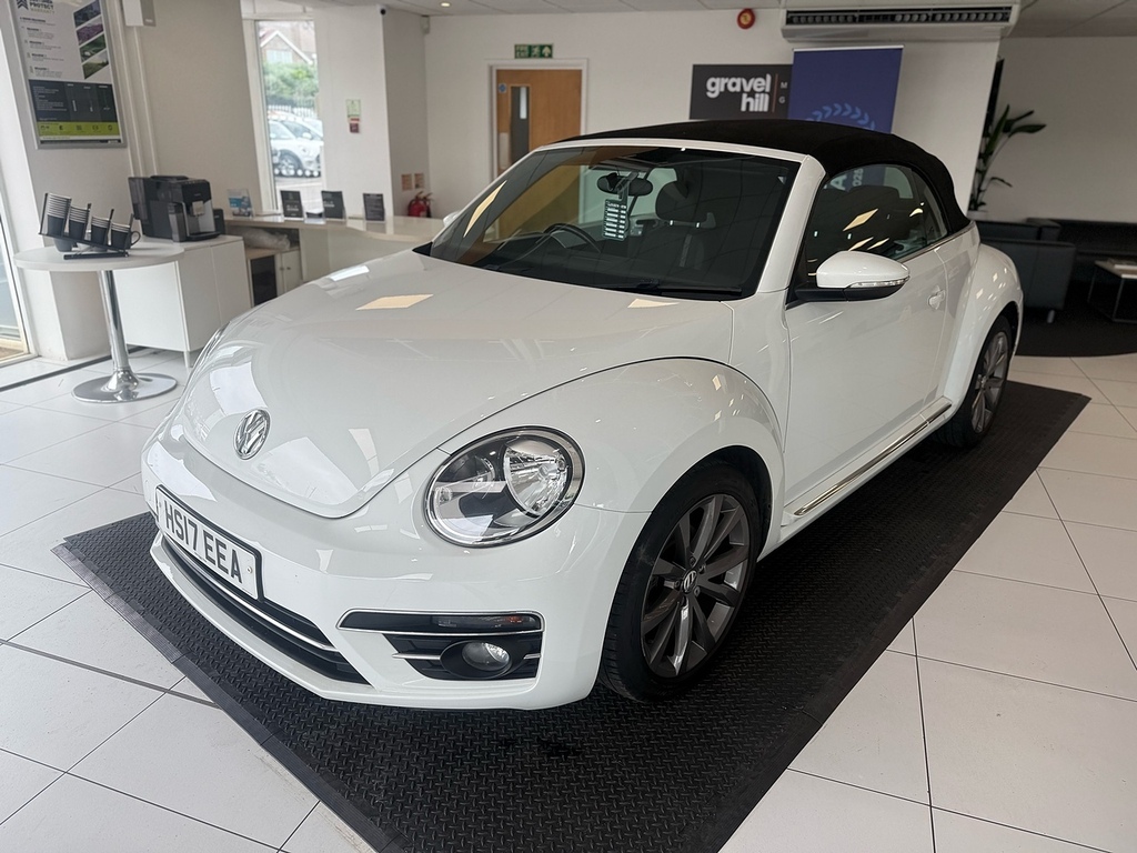 Volkswagen Beetle 1.2 Tsi Bluemotion Tech Design Cabriolet Petro White #3
