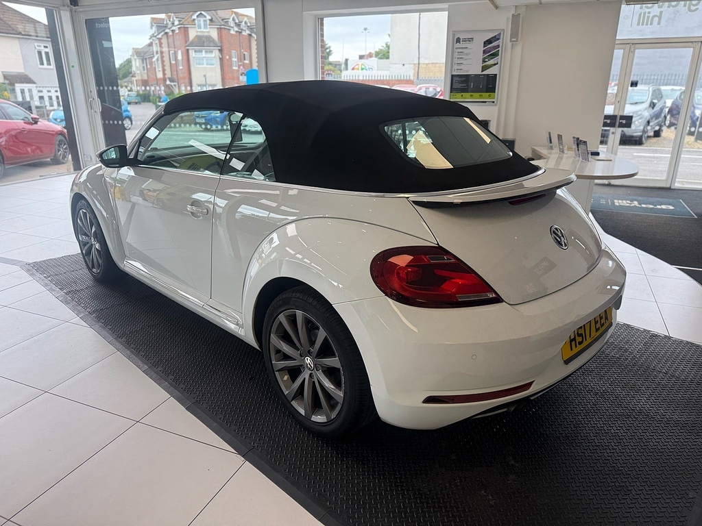 Volkswagen Beetle 1.2 Tsi Bluemotion Tech Design Cabriolet Petro White #5