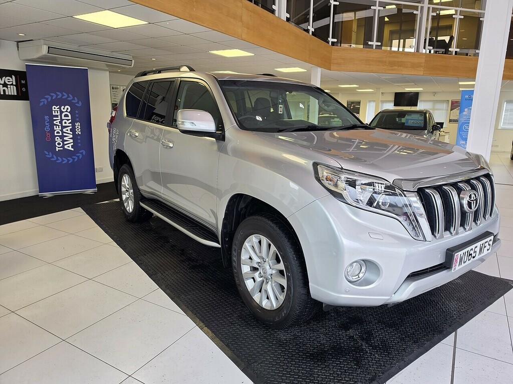 Toyota Land Cruiser 2.8D Icon Suv 4Wd Euro 6 7 Seats Silver