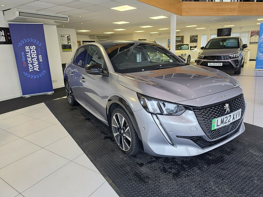 Peugeot e-208 Gt Premium U2545 Ulez Grey