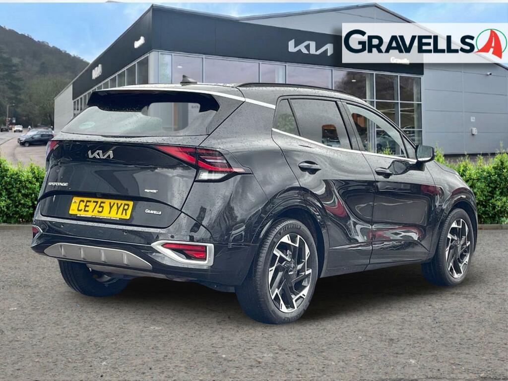 Kia Sportage 1.6 T-gdi Mhev Gt-line Suv Hybrid Dct E CE75YYR Black #3