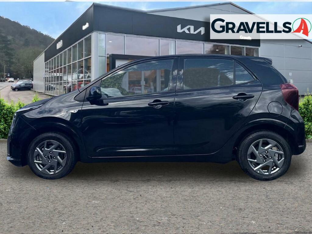 Kia Picanto 1.0 2 Hatchback Amt Euro 6 Ss 62 Bh CA25BNV Black #6