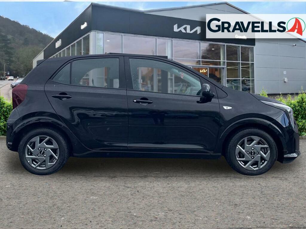 Kia Picanto 1.0 2 Hatchback Amt Euro 6 Ss 62 Bh CA25BNV Black #2