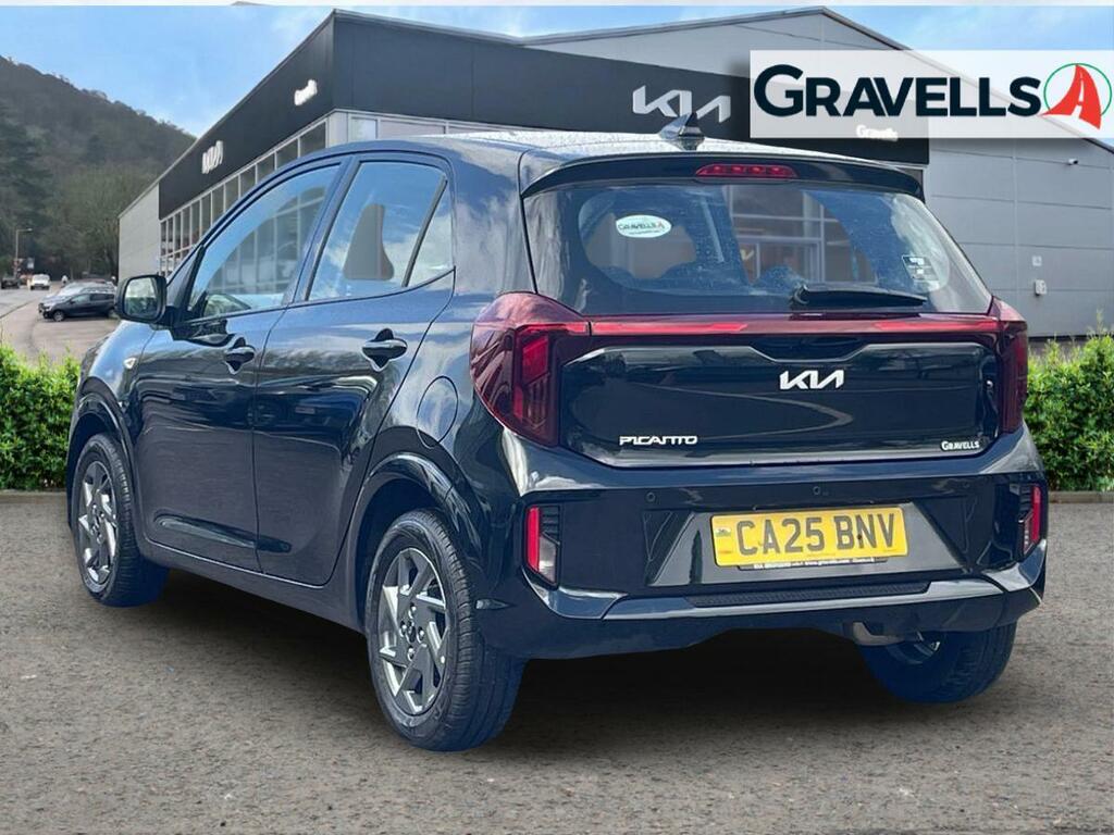Kia Picanto 1.0 2 Hatchback Amt Euro 6 Ss 62 Bh CA25BNV Black #5