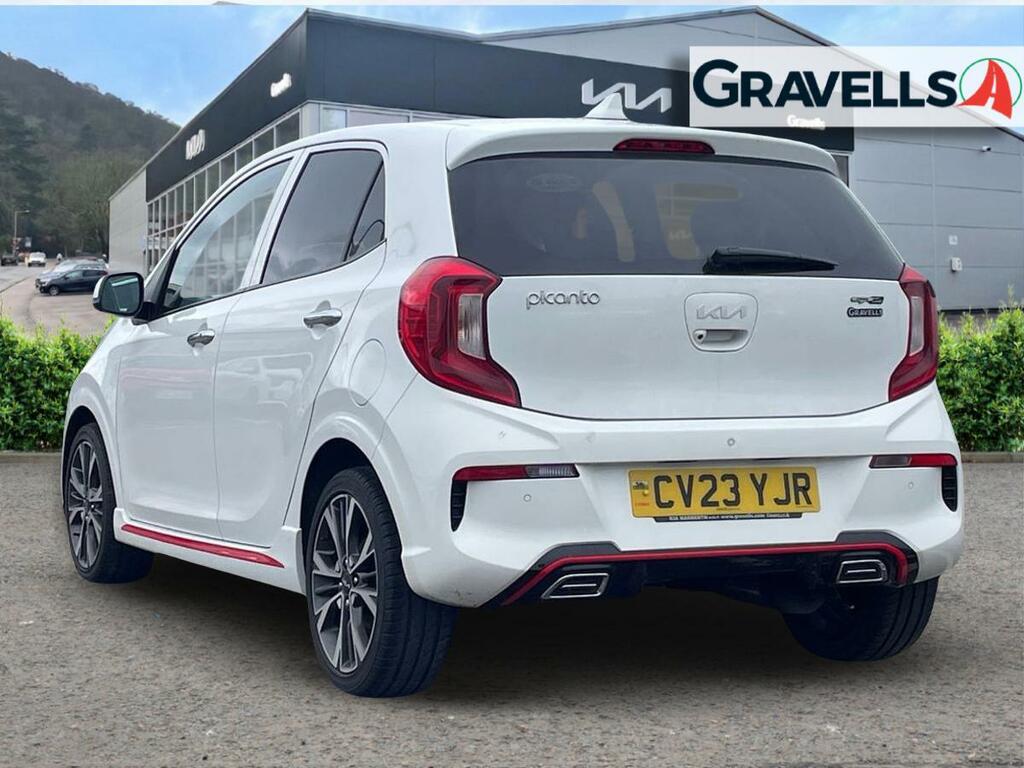 Kia Picanto 1.0 T-gdi Gt-line S Hatchback Eu CV23YJR White #5