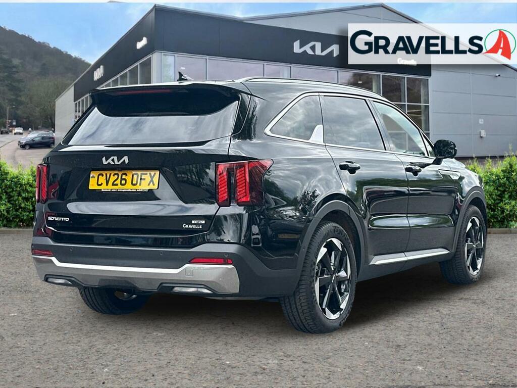 Kia Sorento 1.6 H T-gdi Evolve Suv Hybrid Awd CV26OFX Black #3