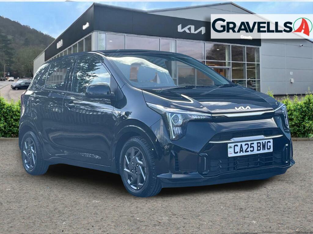 Kia Picanto 1.0 2 Hatchback Amt Euro 6 Ss 62 Bh CA25BWG Black