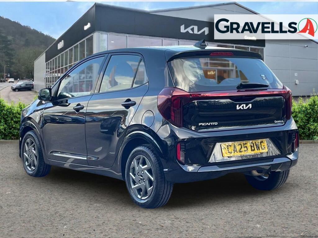 Kia Picanto 1.0 2 Hatchback Amt Euro 6 Ss 62 Bh CA25BWG Black #5