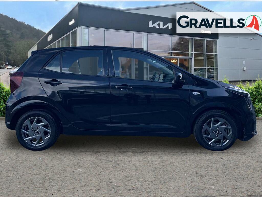 Kia Picanto 1.0 2 Hatchback Amt Euro 6 Ss 62 Bh CA25BWG Black #2