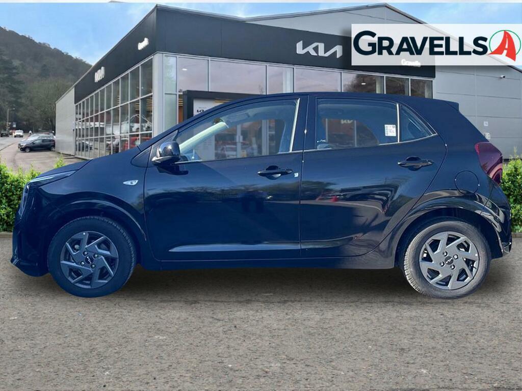 Kia Picanto 1.0 2 Hatchback Amt Euro 6 Ss 62 Bh CU25OXF Black #6