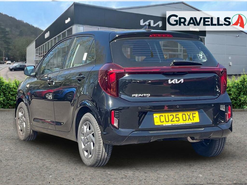 Kia Picanto 1.0 2 Hatchback Amt Euro 6 Ss 62 Bh CU25OXF Black #5