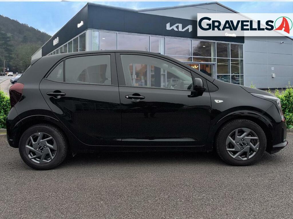 Kia Picanto 1.0 2 Hatchback Amt Euro 6 Ss 62 Bh CU25OYF Black #2