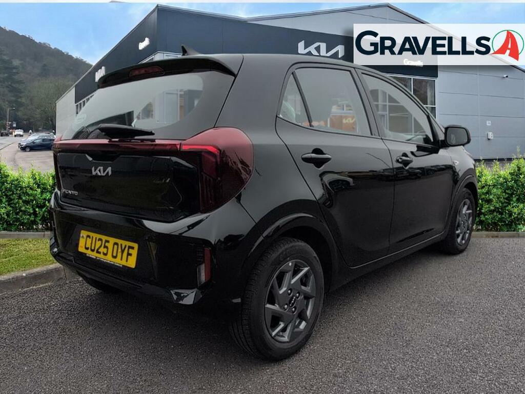 Kia Picanto 1.0 2 Hatchback Amt Euro 6 Ss 62 Bh CU25OYF Black #3