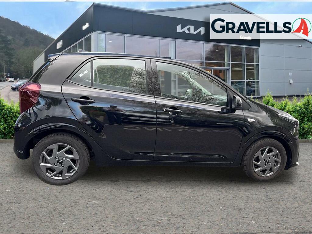 Kia Picanto 1.0 2 Hatchback Amt Euro 6 Ss 62 Bh CU25OYL Black #2
