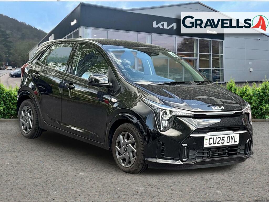 Kia Picanto 1.0 2 Hatchback Amt Euro 6 Ss 62 Bh CU25OYL Black