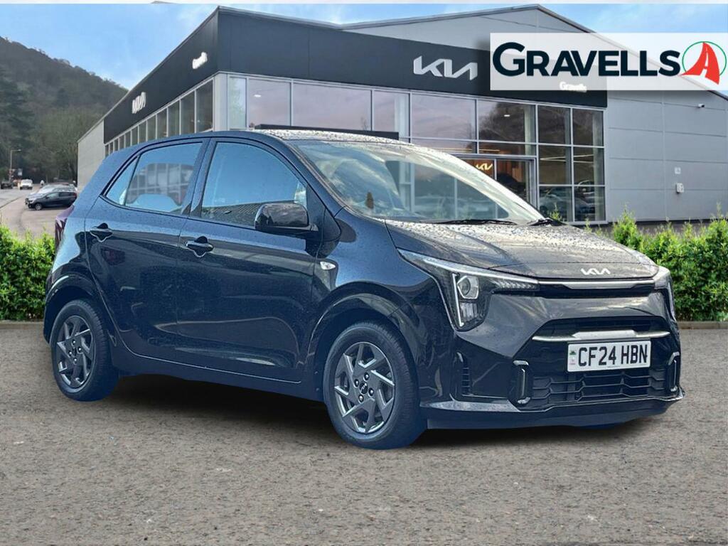 Kia Picanto 1.0 2 Hatchback Amt Euro 6 Ss 62 Bh CF24HBN Black