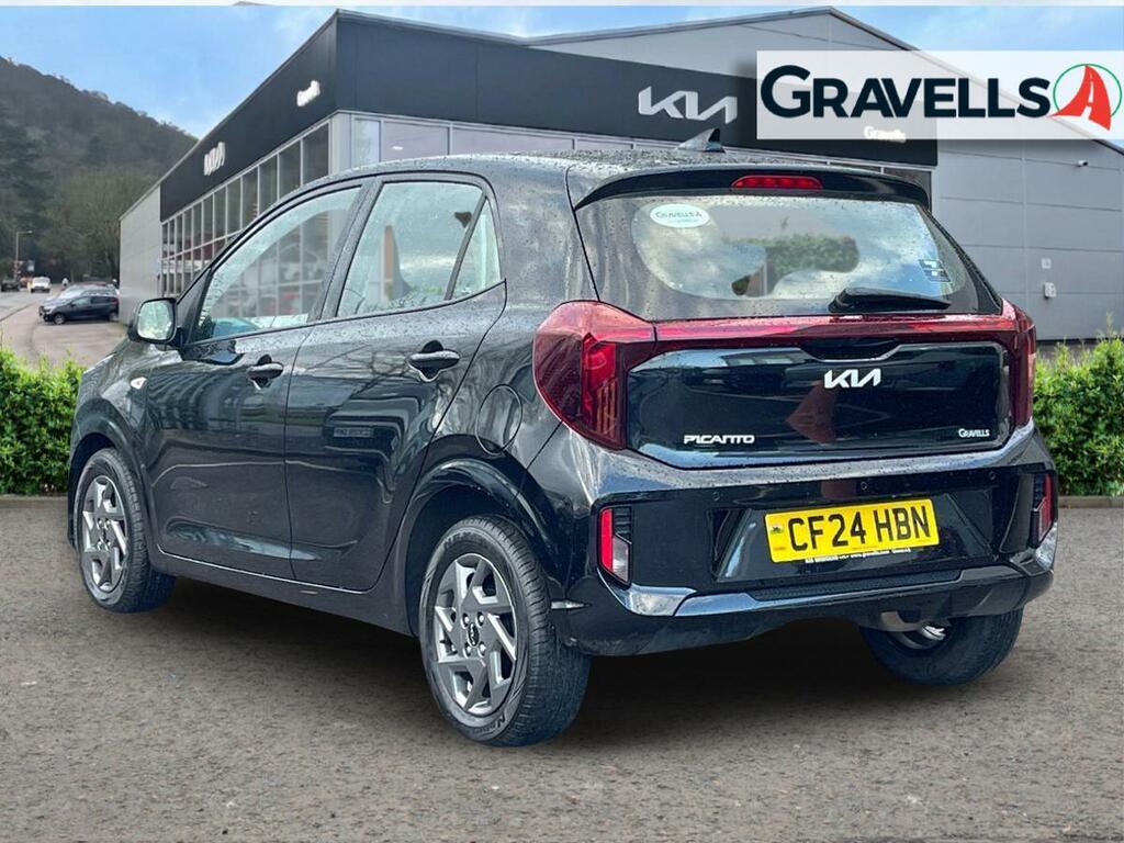 Kia Picanto 1.0 2 Hatchback Amt Euro 6 Ss 62 Bh CF24HBN Black #5