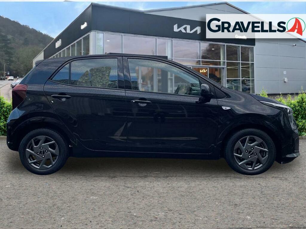 Kia Picanto 1.0 2 Hatchback Amt Euro 6 Ss 62 Bh CF24HBN Black #2