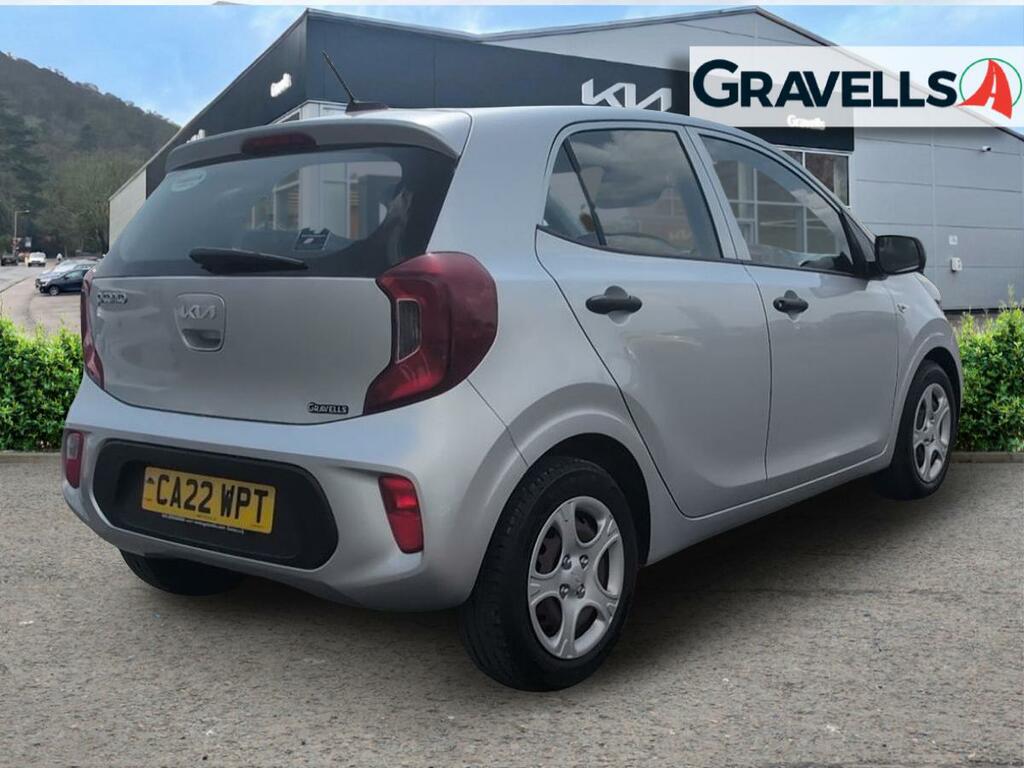 Kia Picanto 1.0 Dpi 1 Hatchback Euro 6 Ss CA22WPT Silver #3