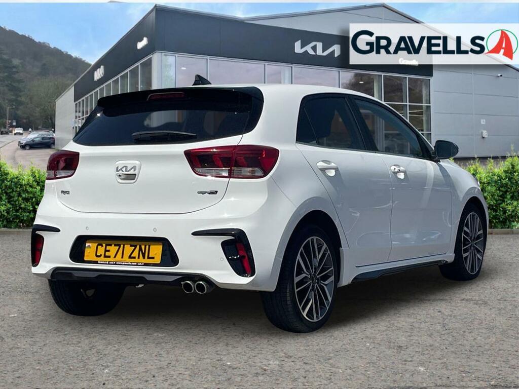 Kia RIO 1.0 T-gdi Mhev Gt-line S Hatchback Hybr White #3