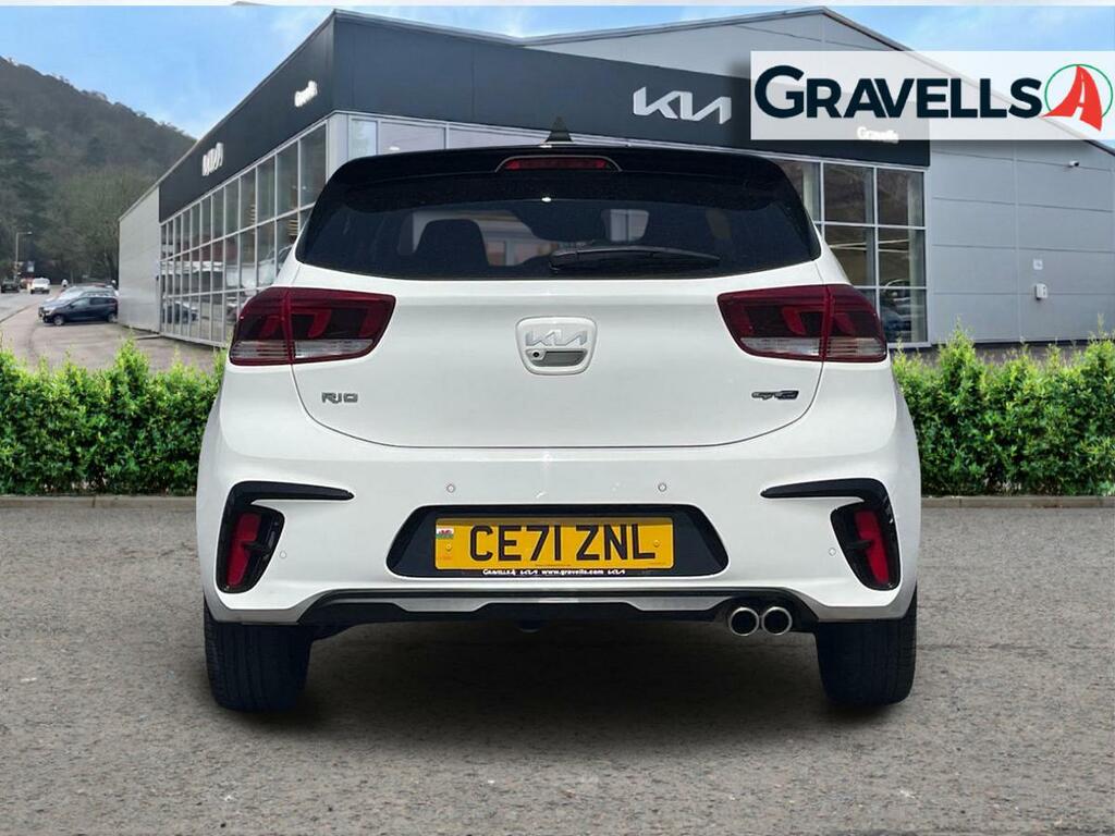 Kia RIO 1.0 T-gdi Mhev Gt-line S Hatchback Hybr White #4