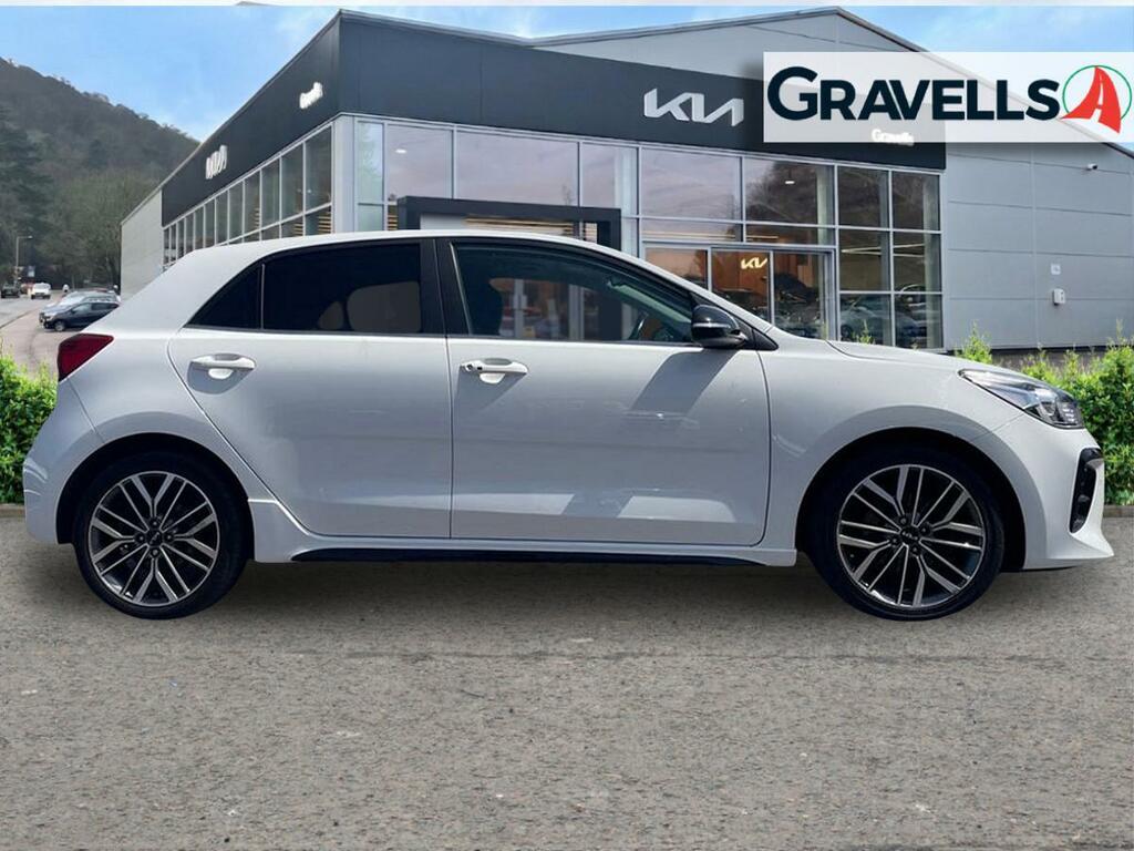 Kia RIO 1.0 T-gdi Mhev Gt-line S Hatchback Hybr White #2