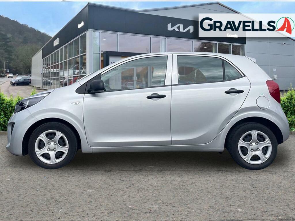 Kia Picanto 1.0 Dpi 1 Hatchback Euro 6 Ss CF73ZKE Silver #5