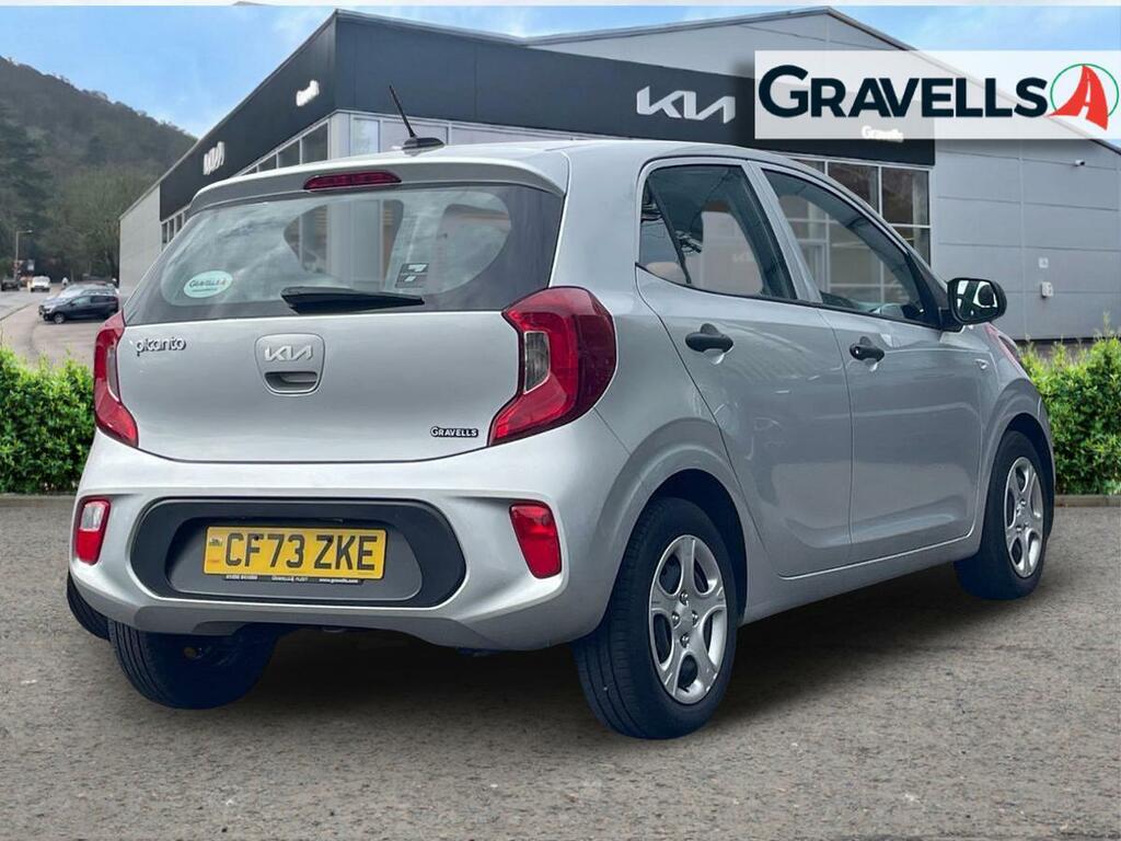 Kia Picanto 1.0 Dpi 1 Hatchback Euro 6 Ss CF73ZKE Silver #3