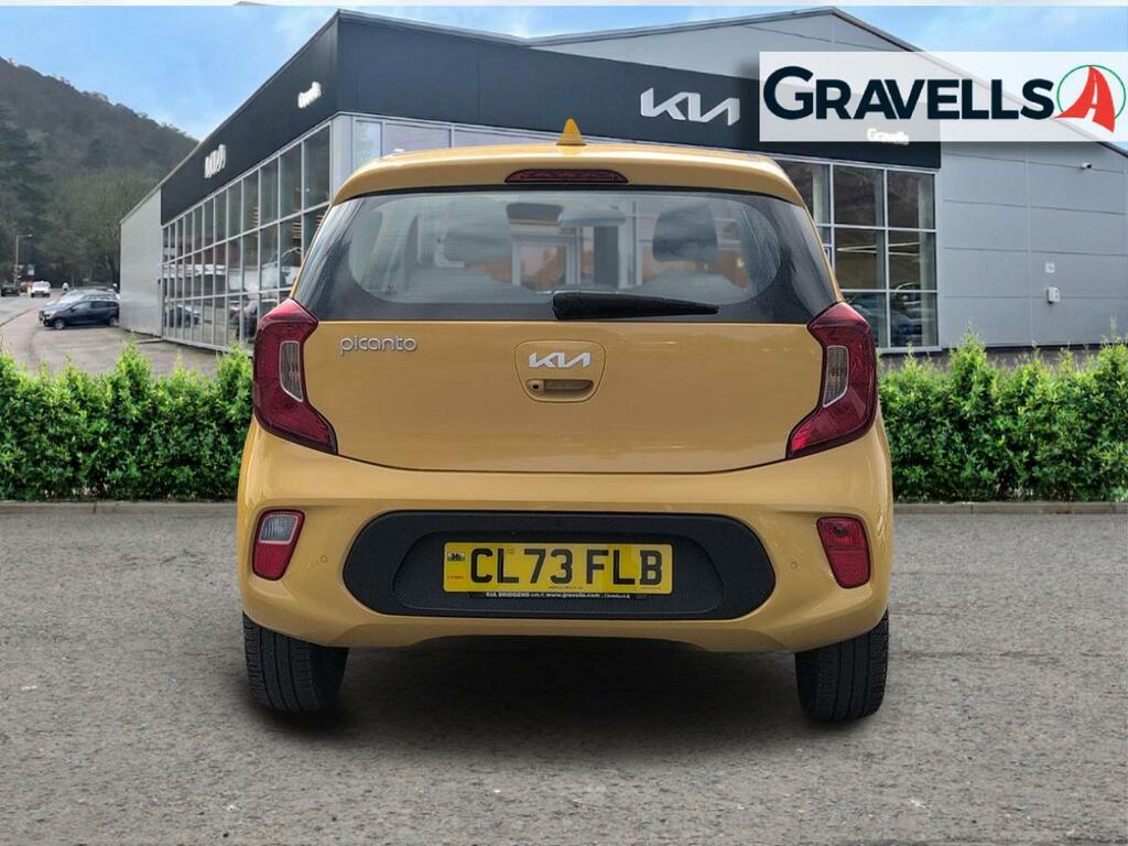 Kia Picanto 1.0 Dpi 3 Hatchback Amt Euro 6 Ss 6 CL73FLB Yellow #4