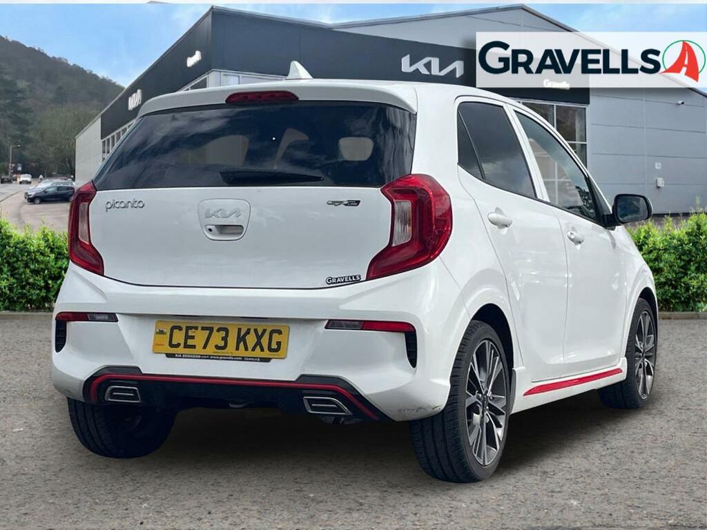 Kia Picanto 1.0 Dpi Gt-line Hatchback Amt Euro 6 S CE73KXG White #3