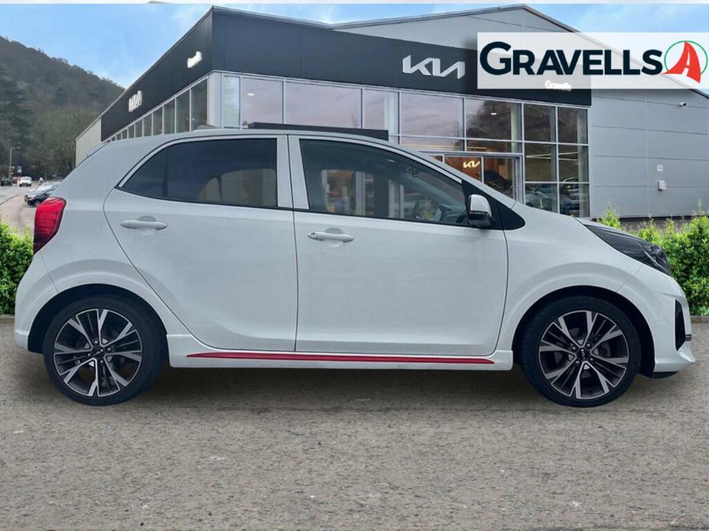 Kia Picanto 1.0 Dpi Gt-line Hatchback Amt Euro 6 S CE73KXG White #2