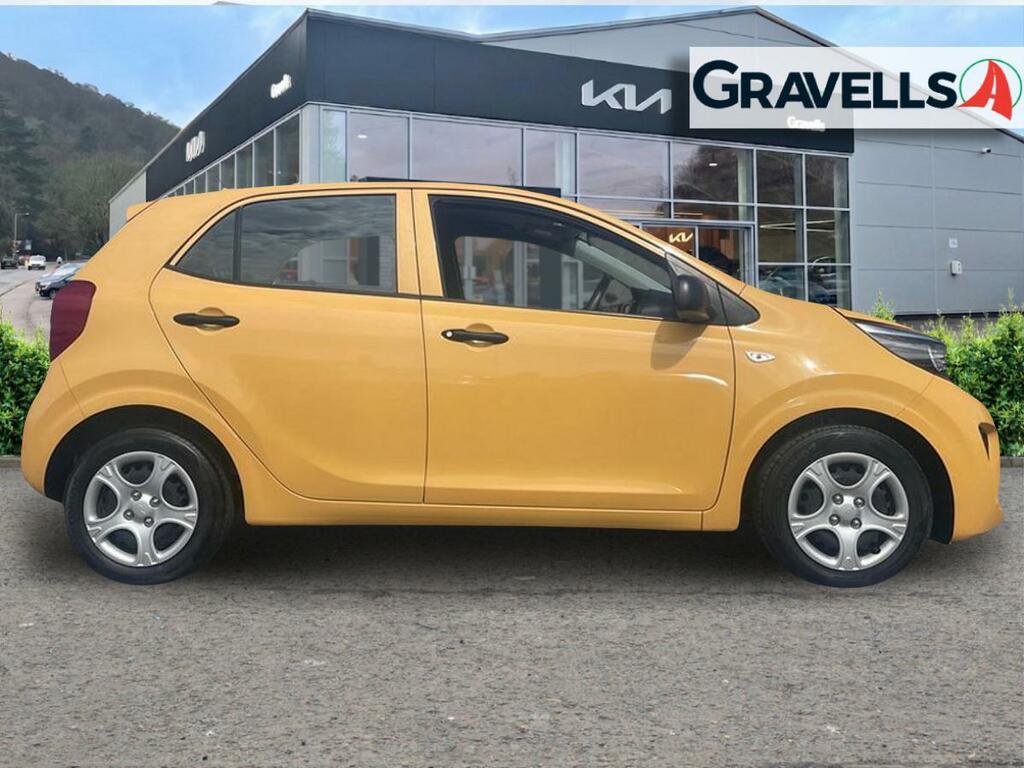 Kia Picanto 1.0 1 Hatchback Euro 6 Ss 66 CK24LZL Yellow #2