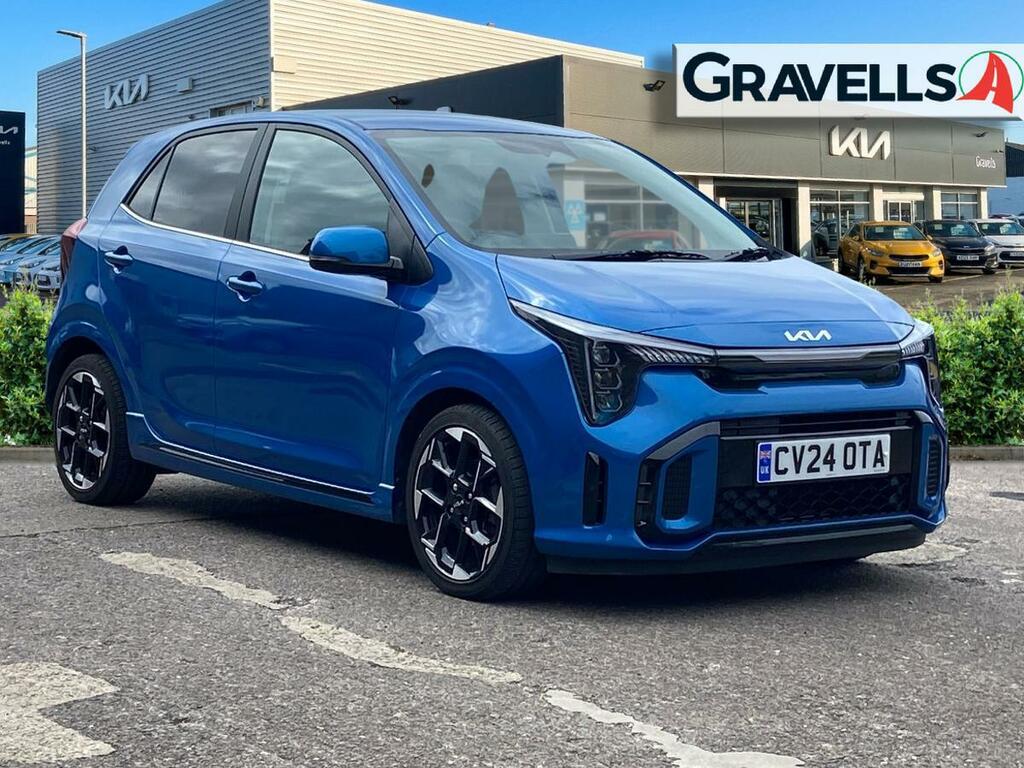 Kia Picanto 1.0 Gt-line Hatchback Amt Euro 6 Ss CV24OTA Blue
