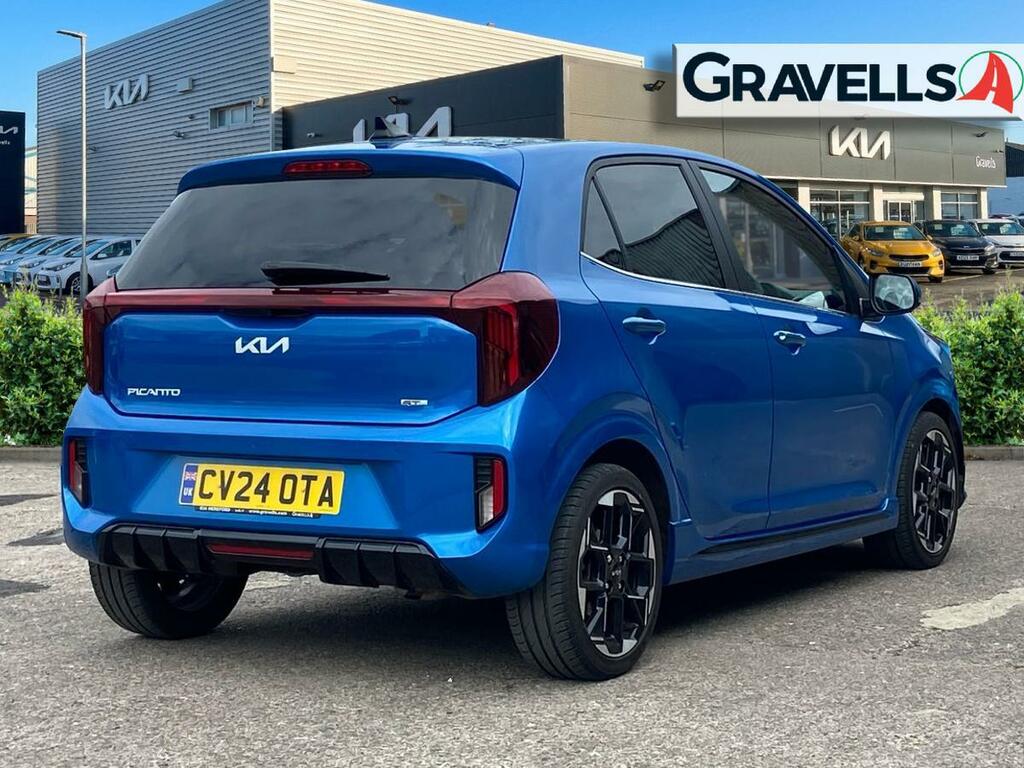 Kia Picanto 1.0 Gt-line Hatchback Amt Euro 6 Ss CV24OTA Blue #3