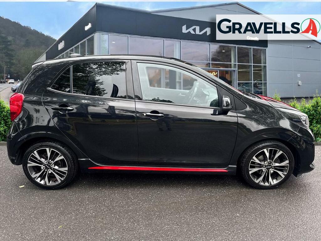 Kia Picanto 1.0 Dpi Gt-line Hatchback Euro 6 CV23YHZ Black #2