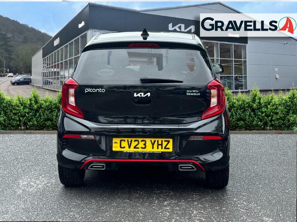 Kia Picanto 1.0 Dpi Gt-line Hatchback Euro 6 CV23YHZ Black #4
