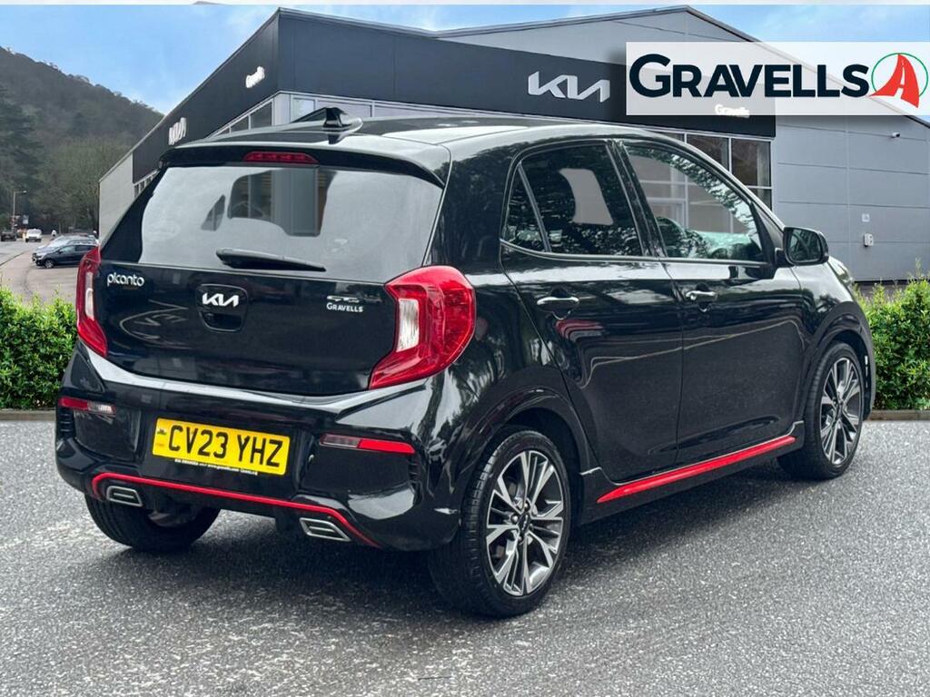 Kia Picanto 1.0 Dpi Gt-line Hatchback Euro 6 CV23YHZ Black #3