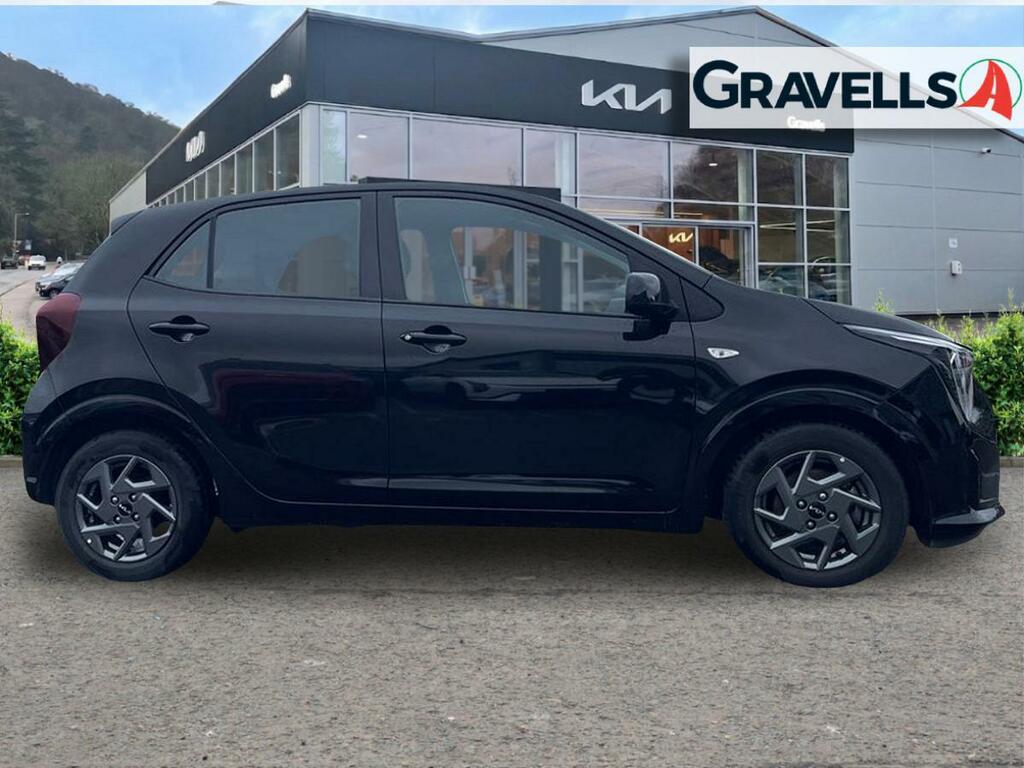 Kia Picanto 1.0 2 Hatchback Euro 6 Ss 62 CN74ZWV Black #2