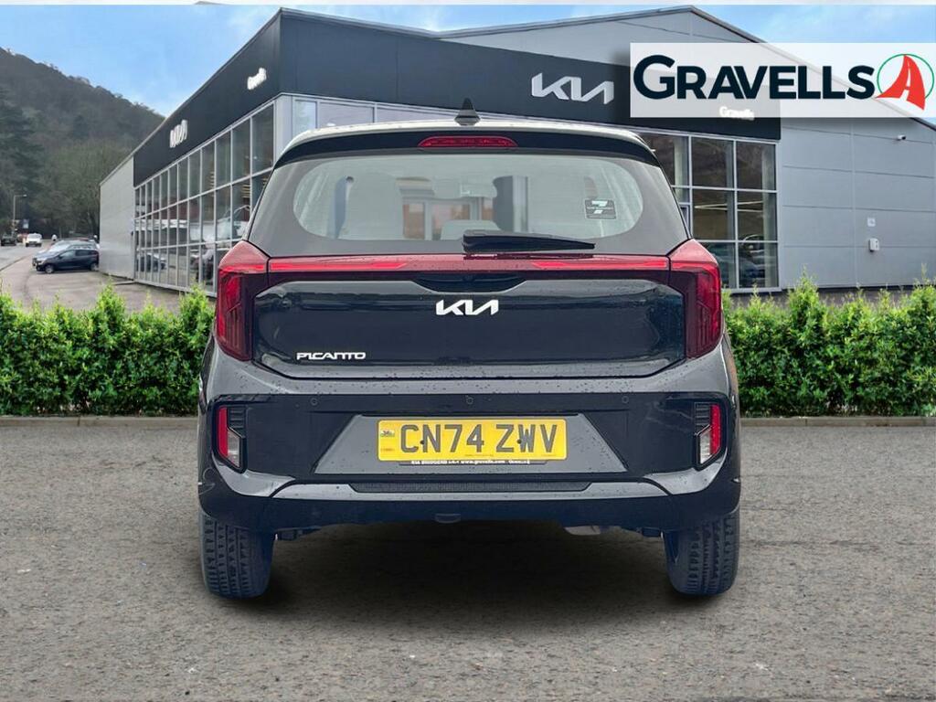 Kia Picanto 1.0 2 Hatchback Euro 6 Ss 62 CN74ZWV Black #4