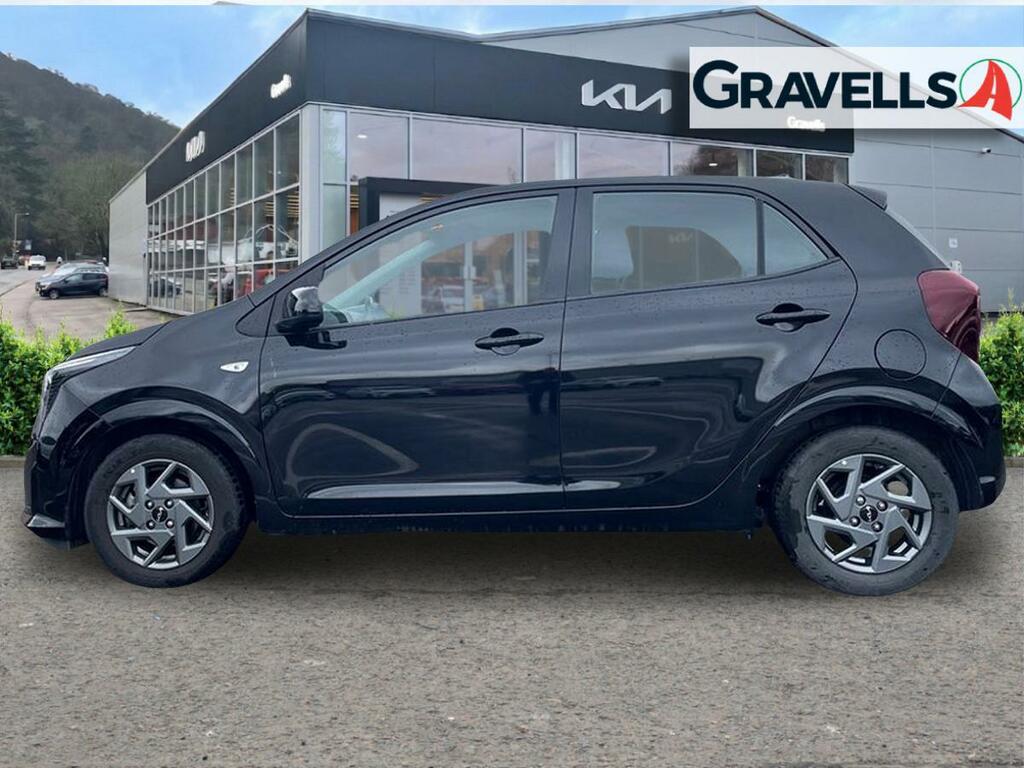 Kia Picanto 1.0 2 Hatchback Euro 6 Ss 62 CN74ZWV Black #5
