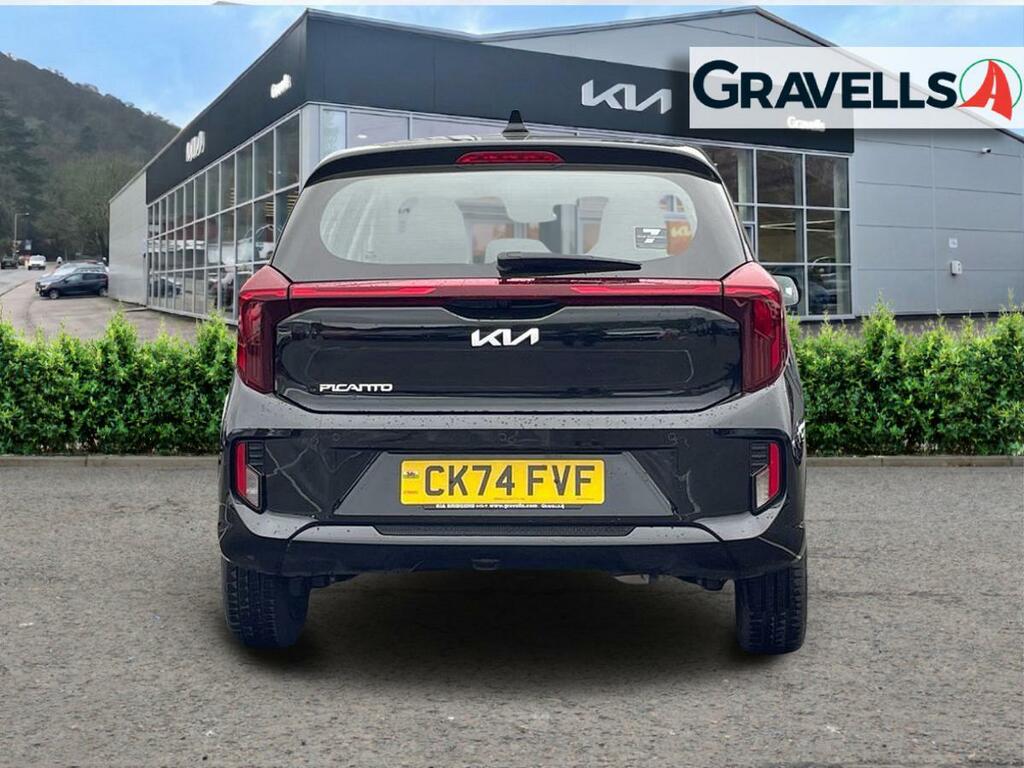 Kia Picanto 1.0 2 Hatchback Amt Euro 6 Ss 62 Bh CK74FVF Black #4