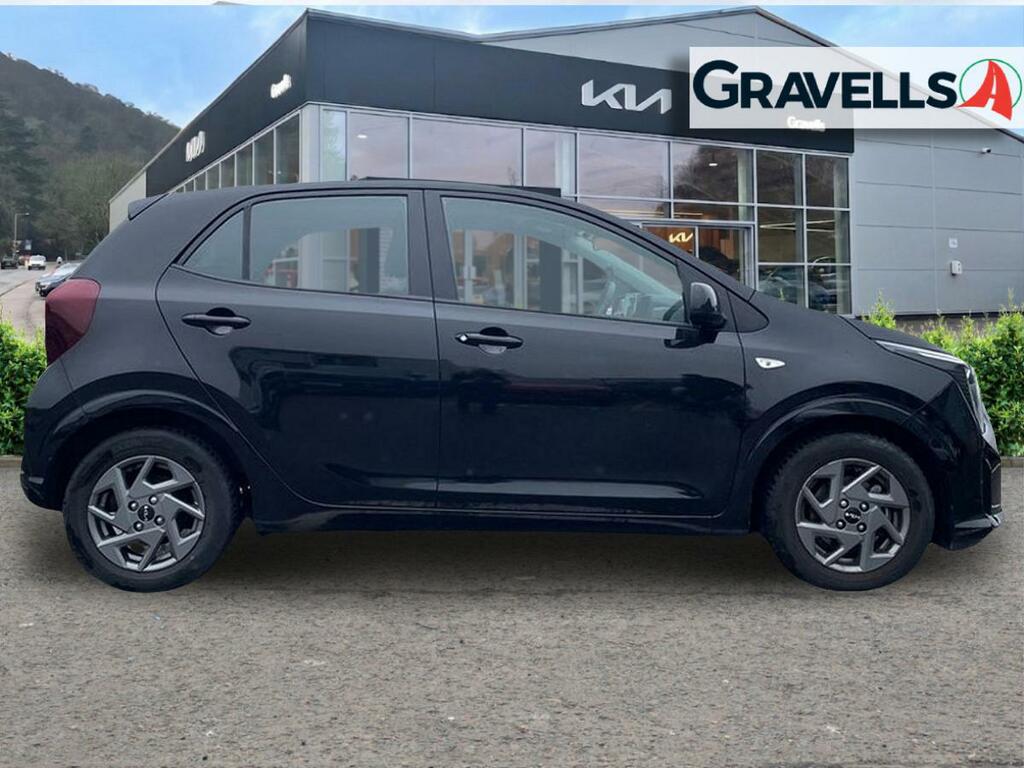 Kia Picanto 1.0 2 Hatchback Amt Euro 6 Ss 62 Bh CK74FVF Black #2