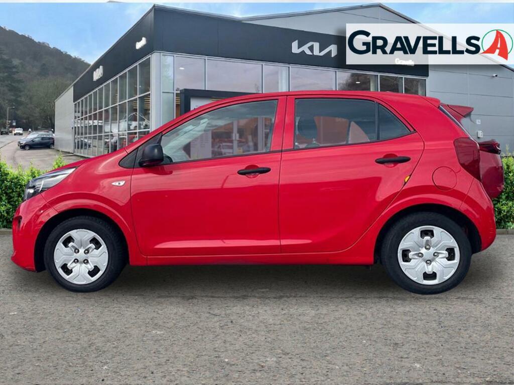 Kia Picanto 1.0 1 Hatchback Euro 6 Ss 66 CK70AEF Red #5