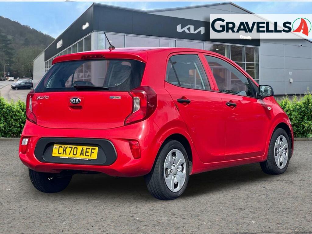 Kia Picanto 1.0 1 Hatchback Euro 6 Ss 66 CK70AEF Red #3