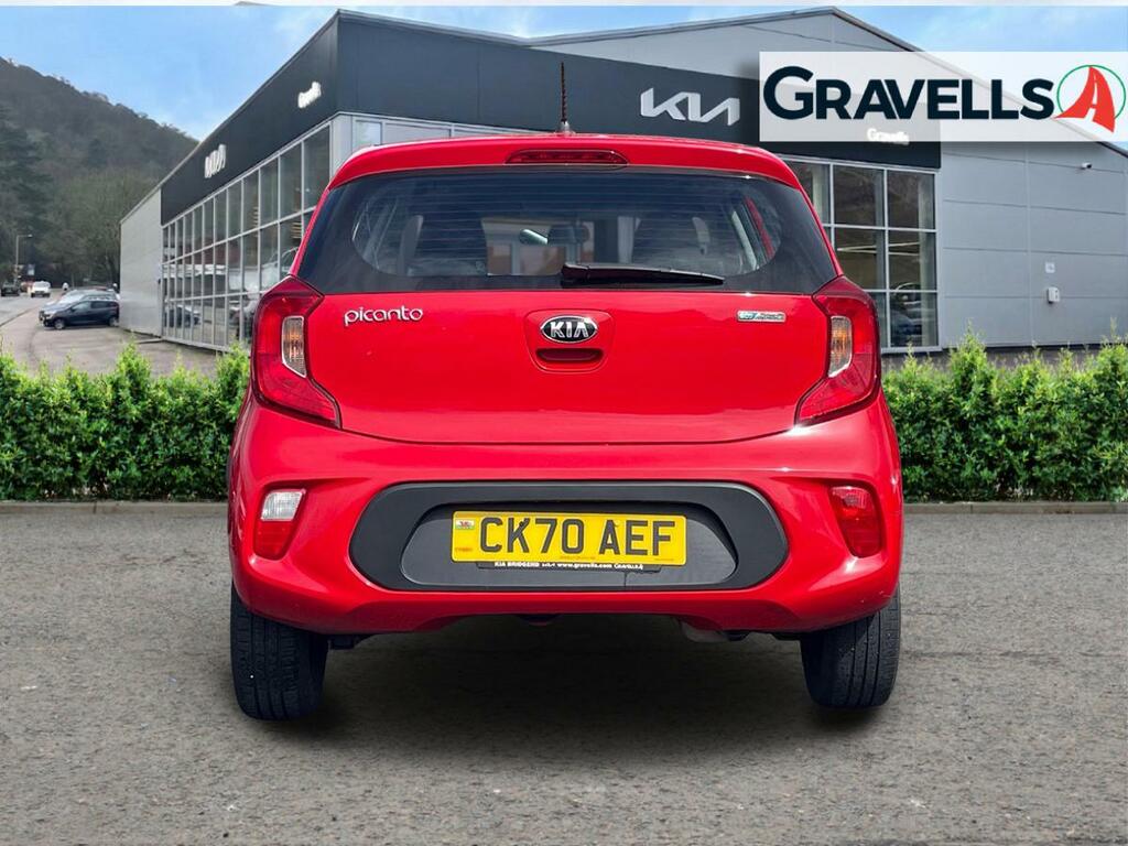 Kia Picanto 1.0 1 Hatchback Euro 6 Ss 66 CK70AEF Red #4