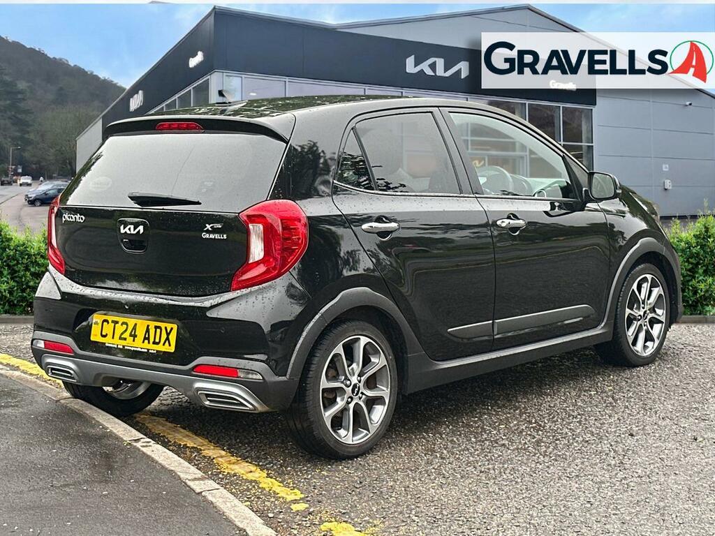 Kia Picanto 1.0 Dpi X-line S Hatchback Amt Euro 6 CT24ADX Black #3