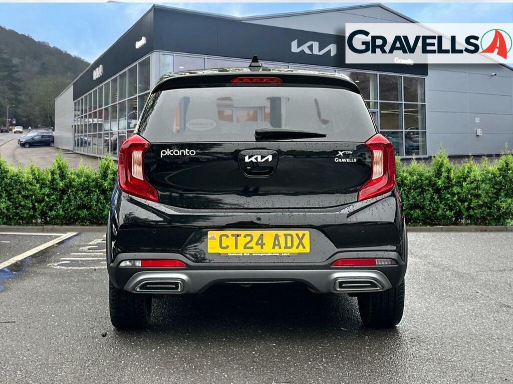 Kia Picanto 1.0 Dpi X-line S Hatchback Amt Euro 6 CT24ADX Black #4